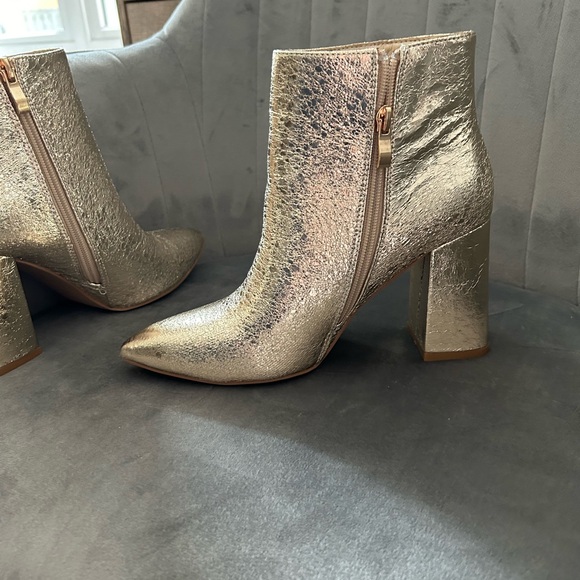 ShuShop Veronica Gold Booties - 7.5 - Shu Shop - Picture 3 of 9